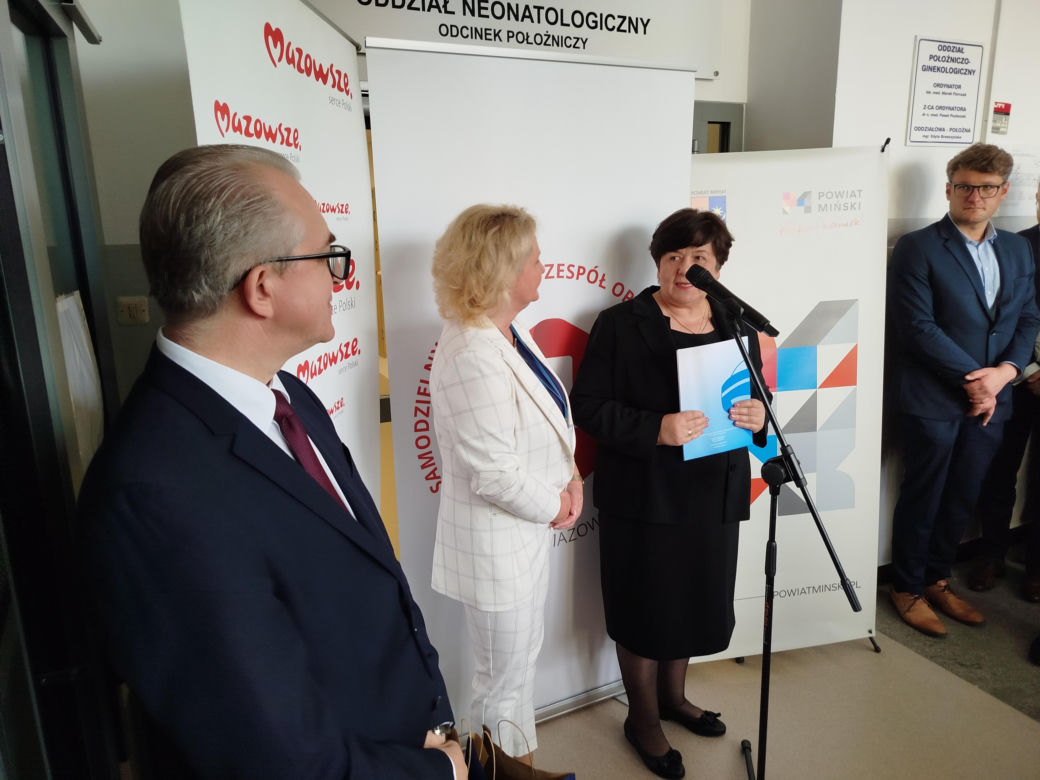 Odnowiony oddział noworodkowy wraz z częścią położniczą w mińskim szpitalu zapewni ciężarnym, rodzącym i maluchom nowoczesne warunki