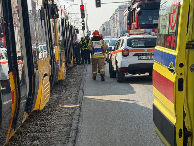 Zderzenie dwóch tramwajów na Ochocie. Są ranni