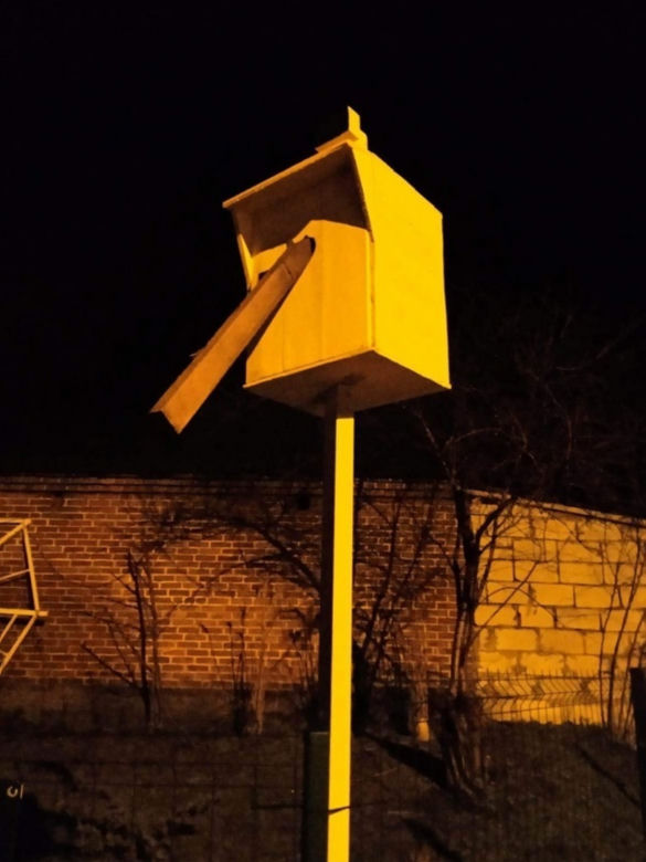 Zrobił z drewna fotoradar
