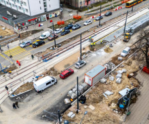 Tramwaj do Dworca Zachodniego w Warszawie - grudzień 2025
