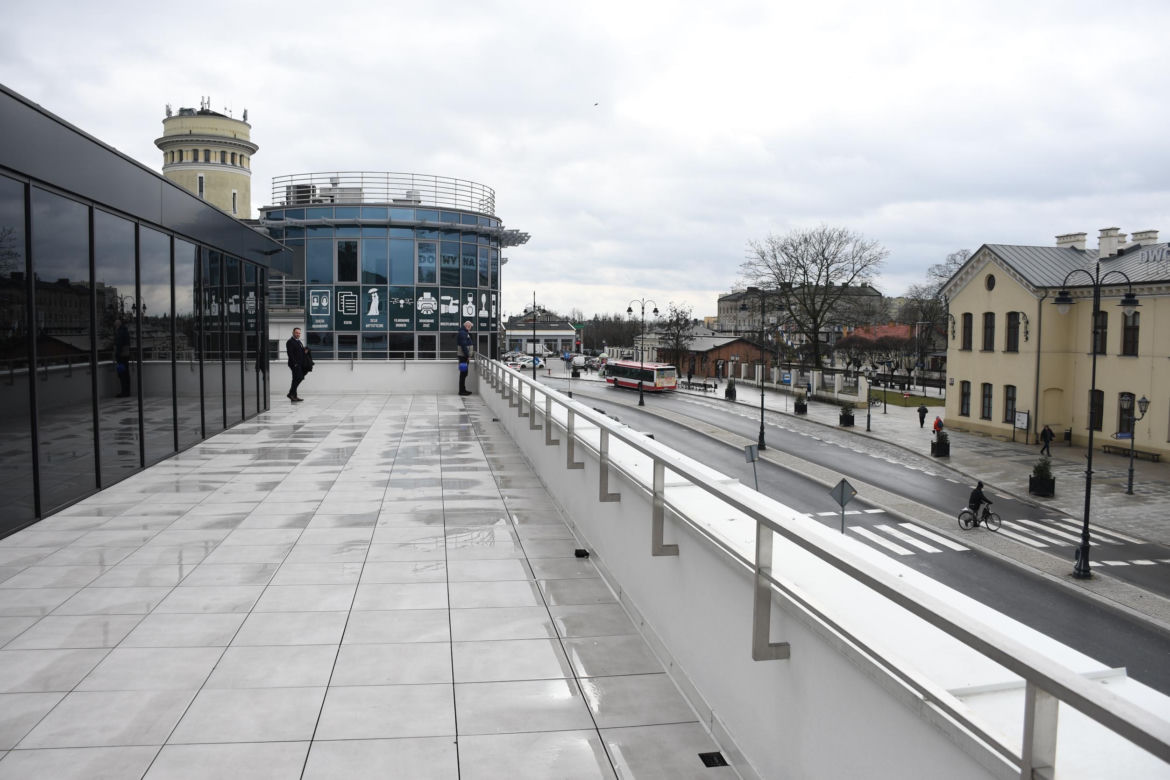 Dworzec PKS w Piotrkowie Trybunalskim po modernizacji