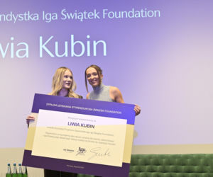 Iga Świątek rozdała stypendia