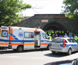 Strzały pod Stadionem Narodowym
