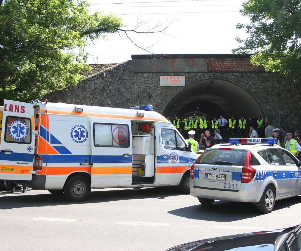 Strzały pod Stadionem Narodowym