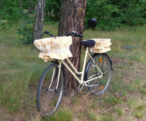 Pokrowiec na koszyk rowerowy