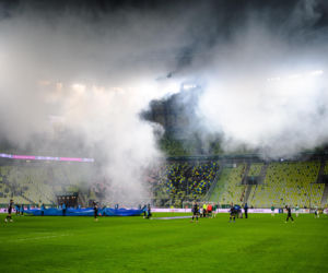 Lechia Gdańsk - Cracovia, zdjęcia kibiców z meczu 20. kolejki PKO BP Ekstraklasy