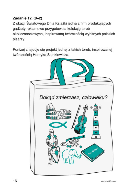 Egzamin ósmoklasisty 2020 - arkusz egzaminacyjny z jęz. polskiego