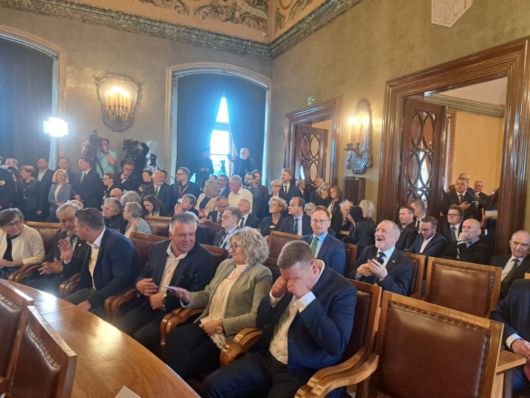 Zaprzysiężenie Aleksandra Miszalskiego na prezydenta miasta Krakowa oraz radnych IX kadencji