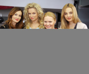 Przyjaciółki 3 sezon. Anka (Magdalena Stużyńska), Zuza (Anita Sokołowska), Inga (Małgorzata Socha), Patrycja (Joanna Liszowska)