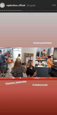 M jak miłość po wakacjach 2018. Paweł (Rafał Mroczek), Julka (Joanna Kuberska)