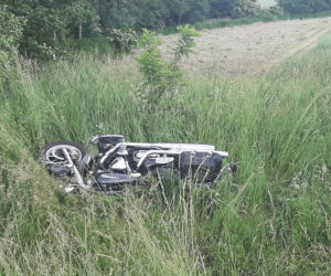 Groźny wypadek pod Kępnem! Poszkodowany 13-latek trafił do szpitala [ZDJĘCIA]