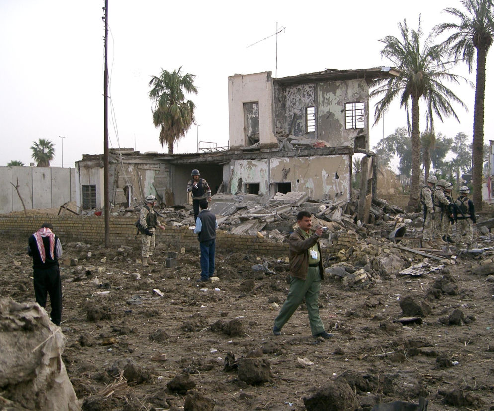 Samobójczy zamach na polską bazę w Iraku