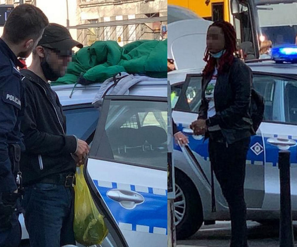 Kobieta spoliczkowana na środku ulicy w Warszawie