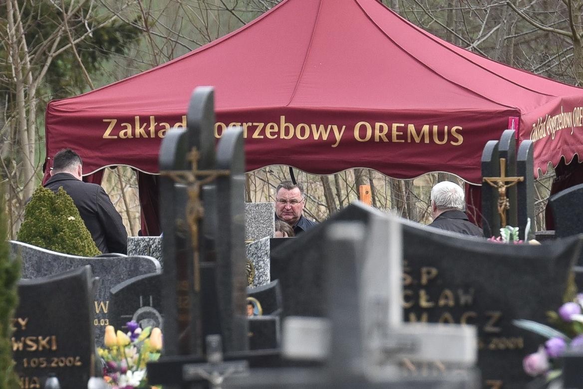 Pogrzeb ojca Czesława Michniewicza