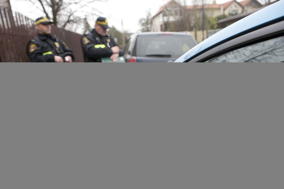 BLOKADA NA PRYWATNYM SAMOCHODZIE ANDRZEJA DUDY.