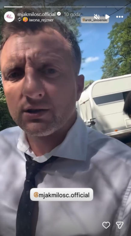 M jak miłość nowy sezon na planie. Bartek (Arkadiusz Smoleński)