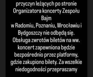 Zaskakujący komunikat Bajmu! Z przykrością informujemy…