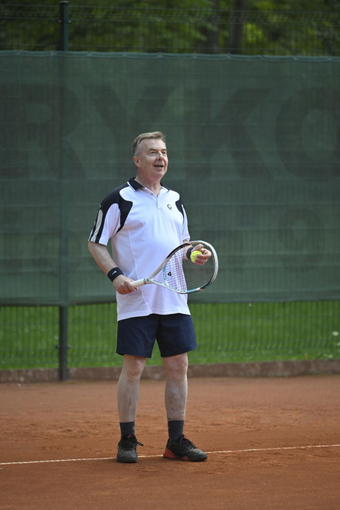 Dariusz Wieczorek zgubił 5 kg na korcie