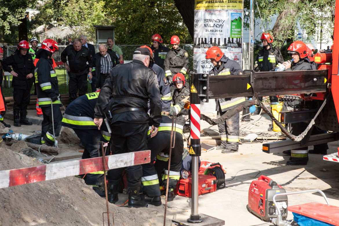 Akcja ratunkowa na terenie Uniwersytetu Warszawskiego
