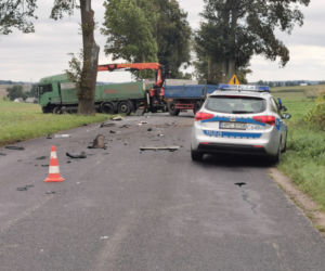 Tragiczny wypadek w Łaszewie [ZOBACZ ZDJĘCIA]