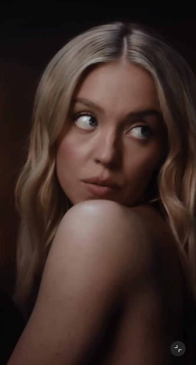 Rozebrana Sydney Sweeney w sportowej reklamie