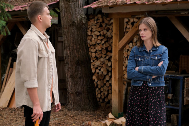 M jak miłość odc. 1910. Mateusz (Rafał Kowalski), Majka (Matylda Giegżno)