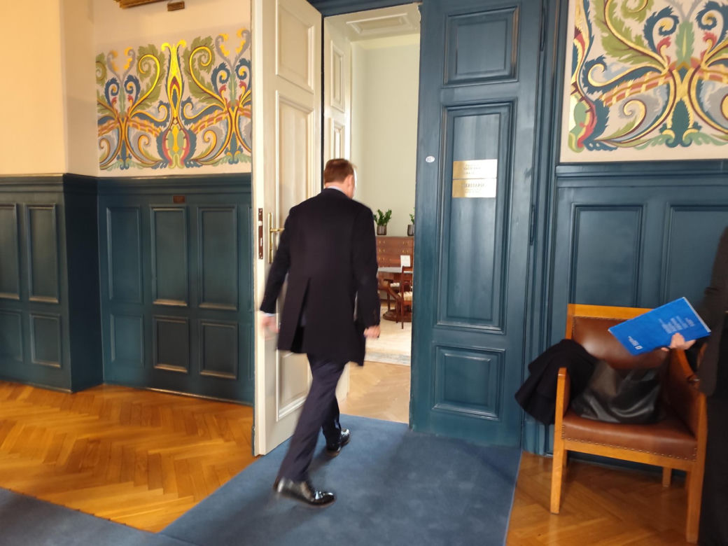 Pierwszy dzień w pracy nowego prezydenta Krakowa Łukasza Gibały