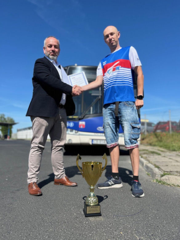 Bydgoszczanin najlepszym kierowcą autobusu! Szymon Kornacki został mistrzem Polski Kierowców Zawodowych