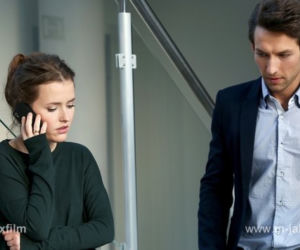 	M jak miłość odc. 1131. Ala (Olga Frycz), Karol (Bartek Waga)