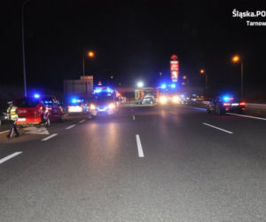 Wypadek na A1 w Wieszowej. Nie żyje 27-latek [ZDJĘCIA]