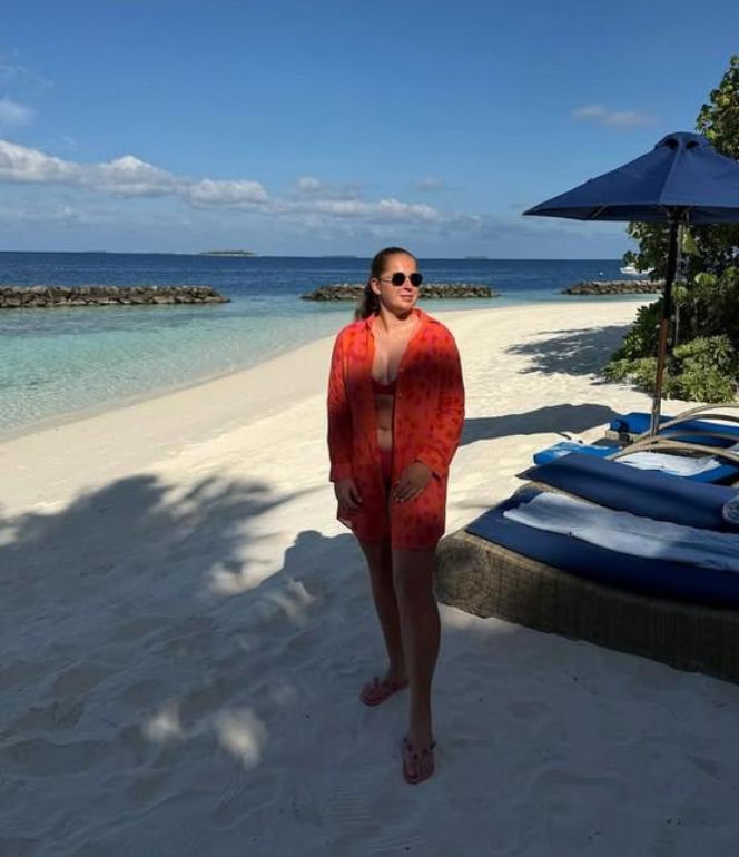 Jelena Ostapenko na wakacjach