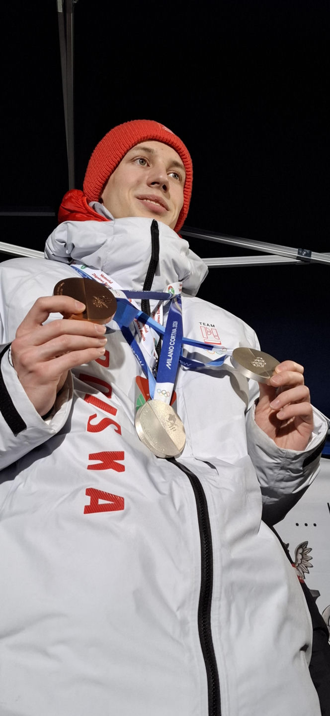 Powitanie Kacpra Tomasiaka w Bystrej 18.02.2026