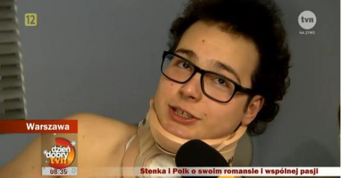 Dzień dobry TVN na planie serialu Lekarze. Nicolas Kusiak