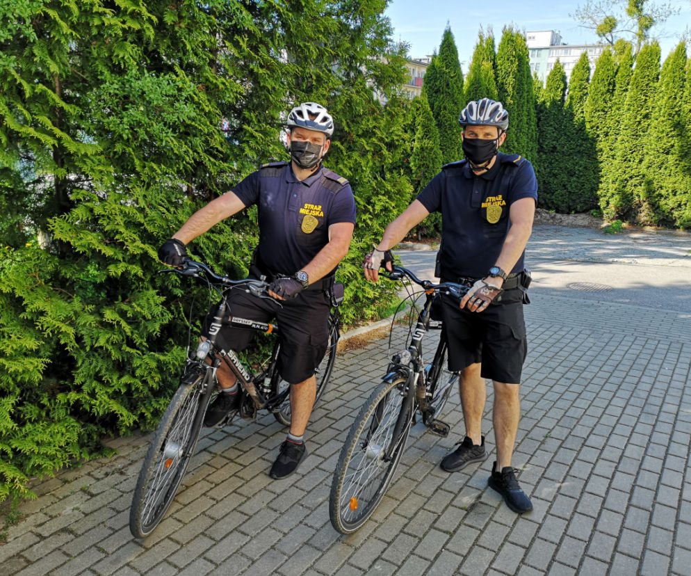 Olsztyńska Straż Miejska patroluje również na rowerach