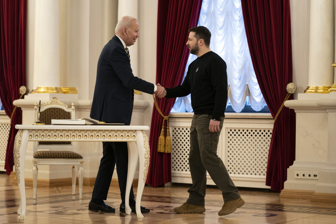 Przemówienie prezydenta Joe Bidena w Kijowie