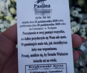 Grób 16-letniej Pauliny tonie w kwiatach. Ostatnie pożegnanie pięknej nastolatki.