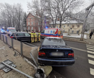 Podkarpackie. Pijany syn policjanta spowodował wypadek [ZDJĘCIA]