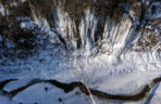 Na Podkarpaciu znów pojawiły się lodospady. Są określane cudem natury