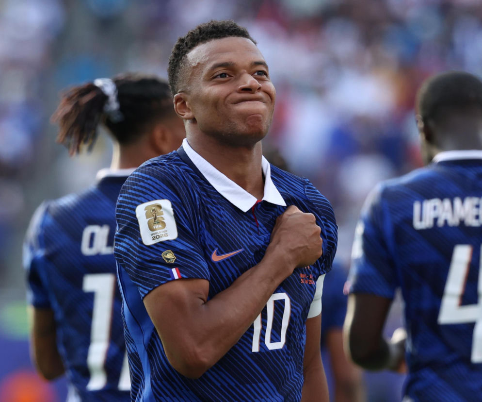 Kylian Mbappe w koszulce Francji podczas MŚ 2026. O terminarzu 1/8 finału mundialu przeczytasz na SE Supersport.