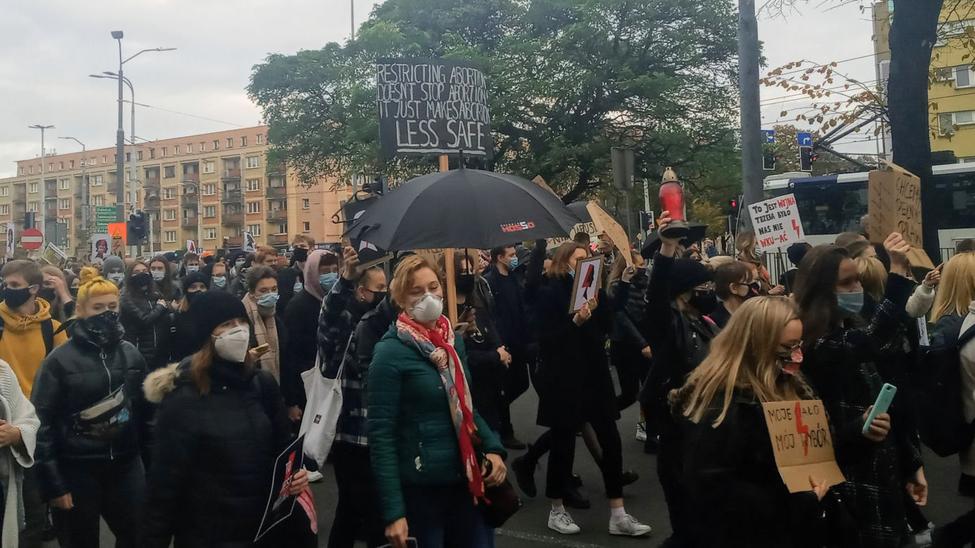 Protest kobiet w Szczecinie - 28.10.2020