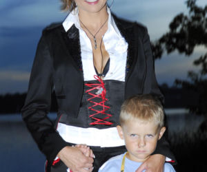 Anna Wyszkoni z synem Tobiaszem