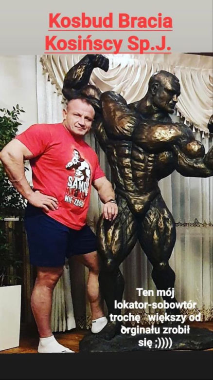 Pomnik Mariusza Pudzianowskiego