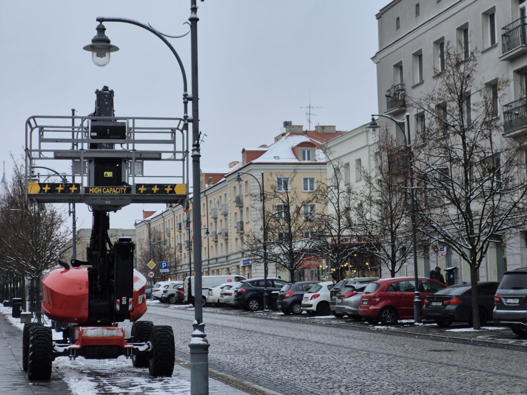 Ozdoby świąteczne oraz jarmark w Białymstoku