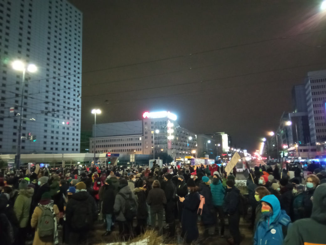Strajk Kobiet w Warszawie. 29.01.2021