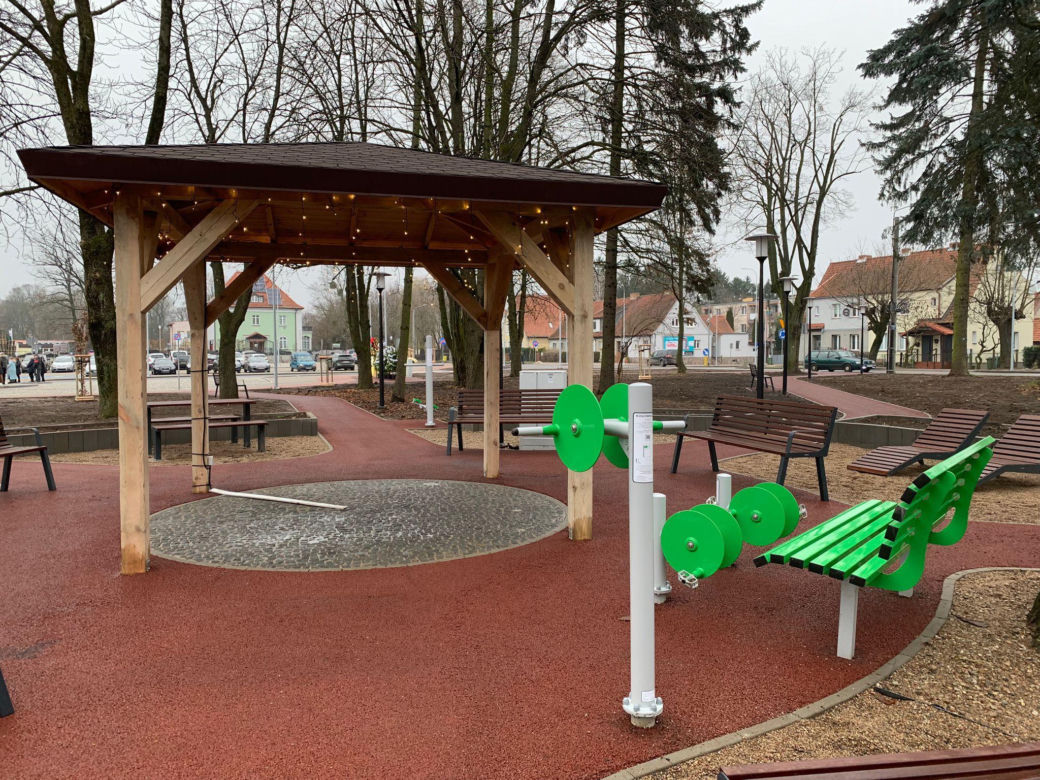 Plac Dworcowy w Pasłęku już gotowy