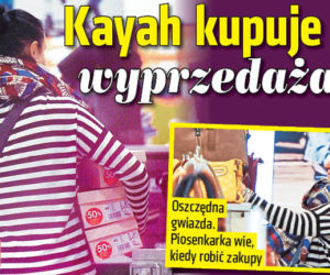 Kayah kupuje na wyprzedażach