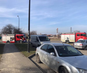 Pożar przy ul. Wrońskiej w Lublinie