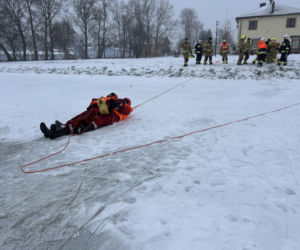 Strażackie ćwiczenia