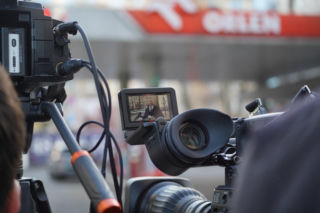 Przemysław Czarnek na stacji Orlen