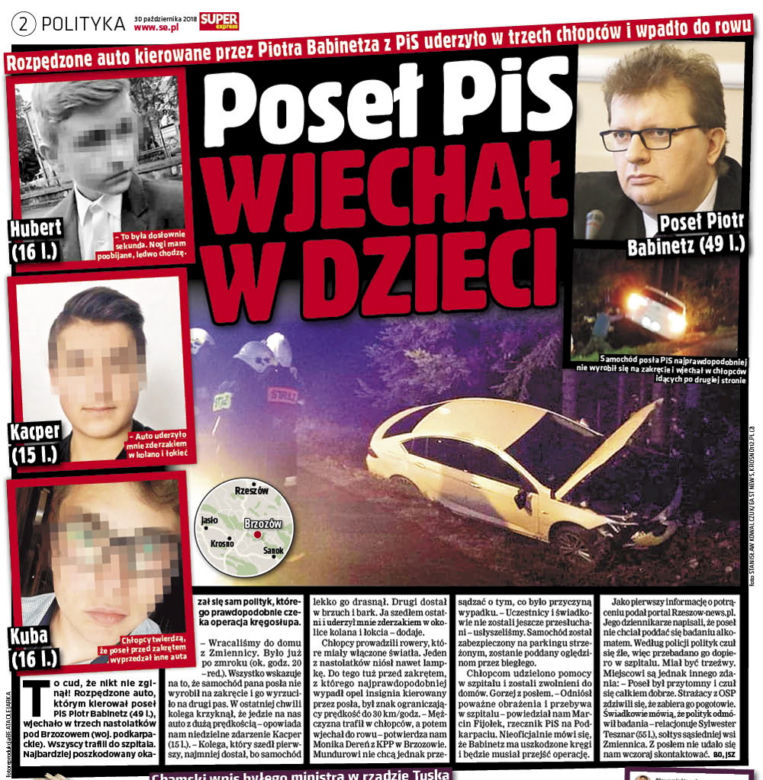 Wjechał w dzieci, zapłaci tylko grzywnę?